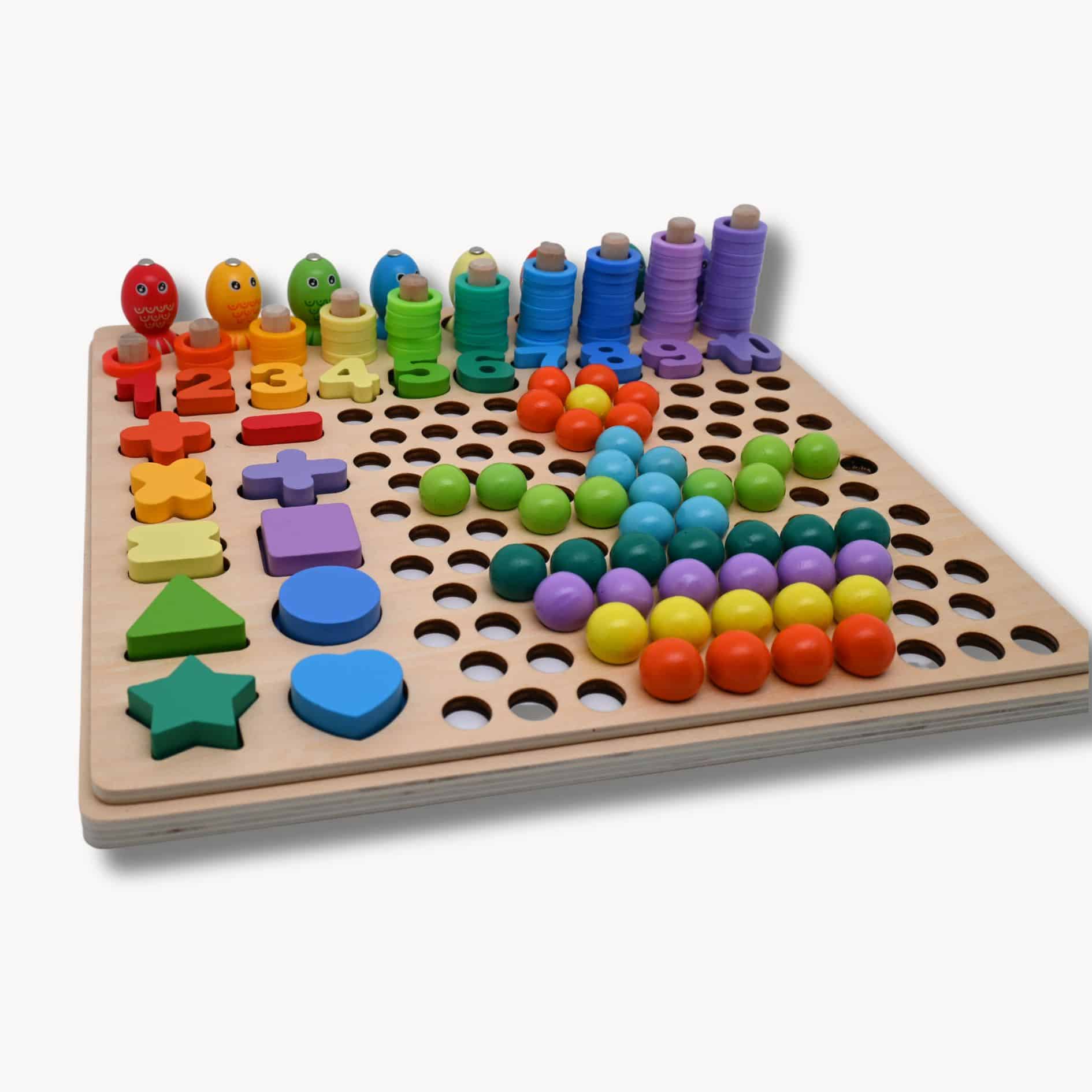 Jouet Montessori Mathématiques en bois - CreativPad