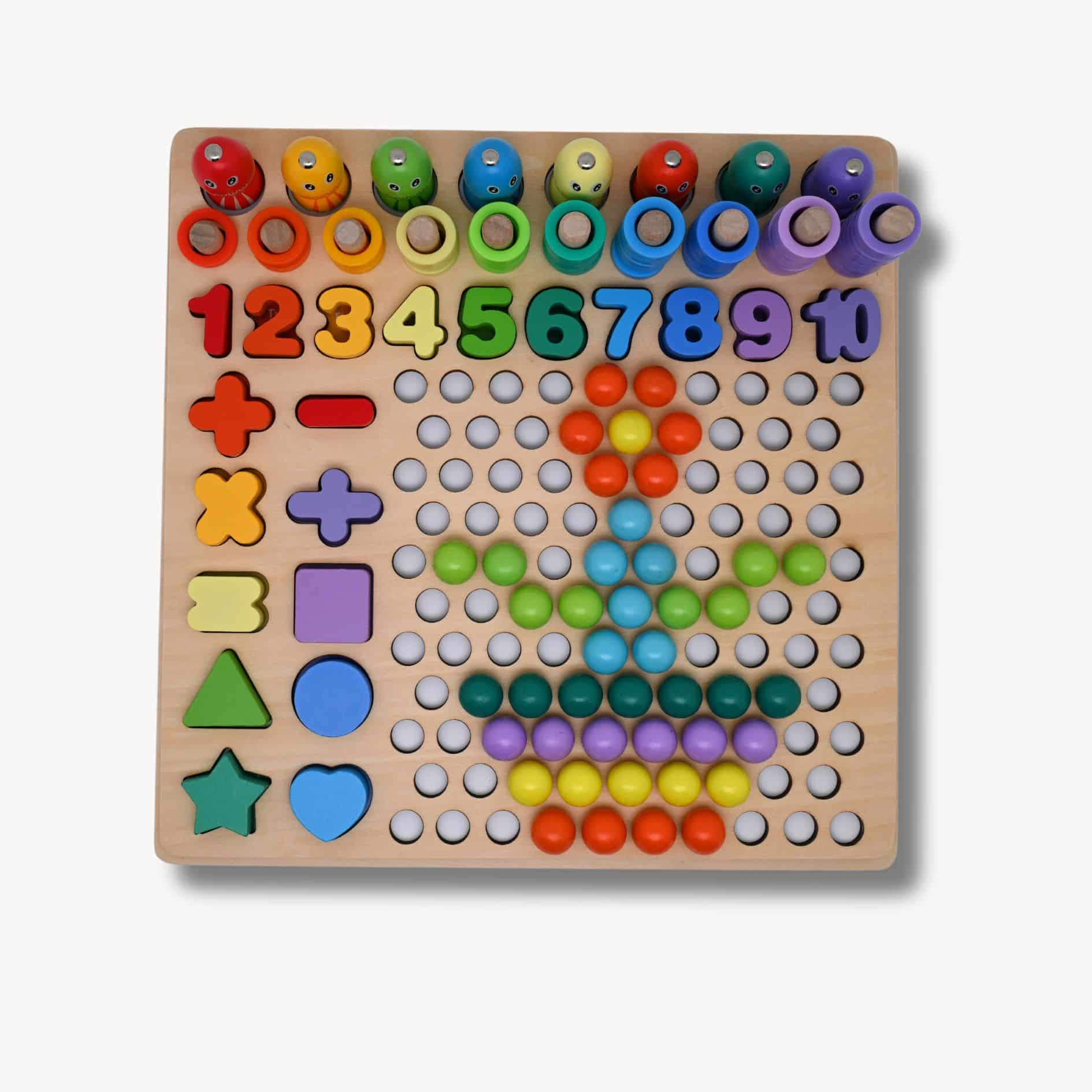 Jeu Montessori en bois La Ferme - CreativPad
