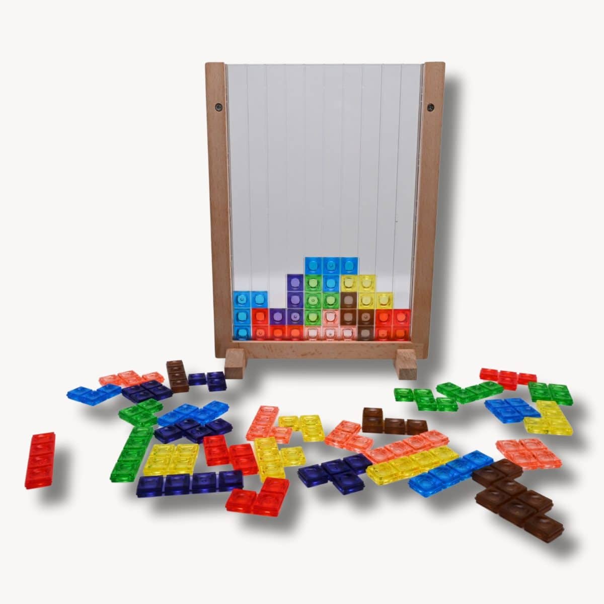 Table d'activités Lego 3 en 1 pour enfants en bois écologique