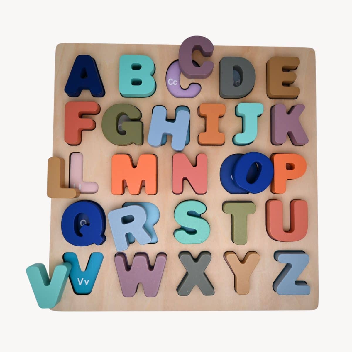 Lettres en bois magnétiques - Jeux éducatifs